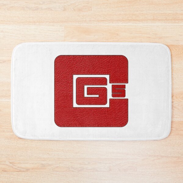 Item preview, cg5 stitched red leather  textured logo designed and sold by ramwebroom.