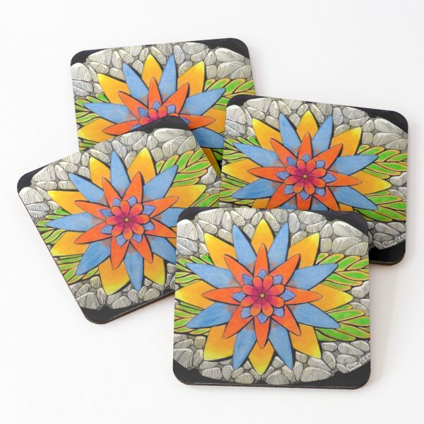Item preview, 1052 - FLORAL DESIGN - 59 - DAVE EDWARDS - MIXED MEDIA - 2025 designed and sold by BLYTHART.