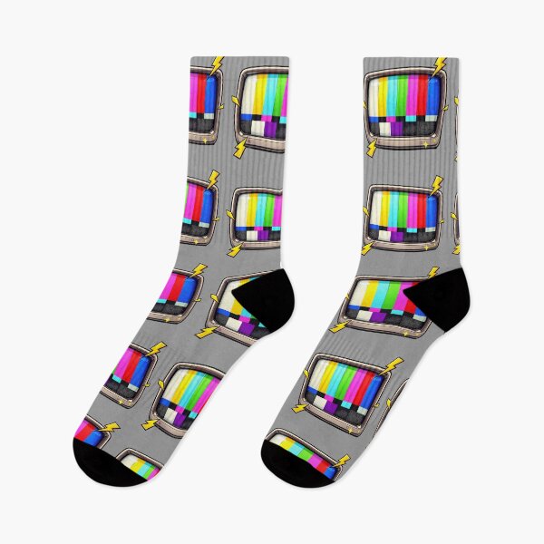 Item preview, Retro TV Test Screen – 90s SMPTE Color Bars Pop Art, nostalgia style designed and sold by digitalbitcraft.