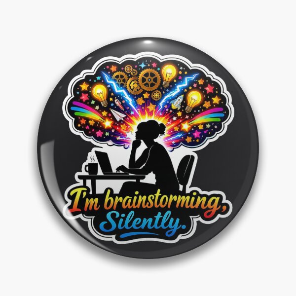 Item preview, I’m Brainstorming. Silently. – Colorful Creative Mind Explosion designed and sold by WatchesAndMore.