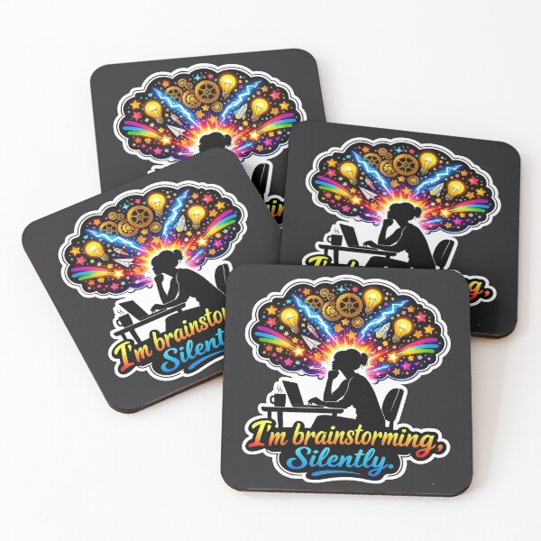 Item preview, I’m Brainstorming. Silently. – Colorful Creative Mind Explosion designed and sold by WatchesAndMore.