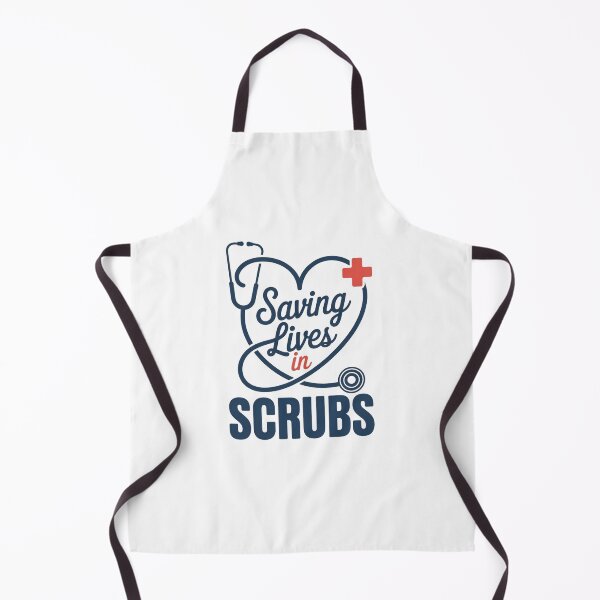 Item preview, Saving Lives in Scrubs - Nurse & Doctor Stethoscope Heart Gift designed and sold by Latikshop.