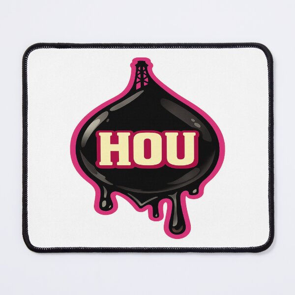 Item preview, HOU Dripping Oil Drop – Houston Icon Graphic Art designed and sold by POD DYNASTY.
