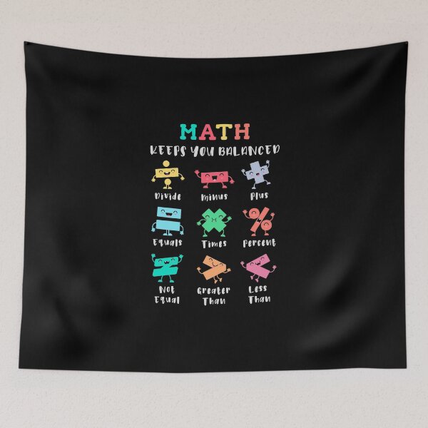 Item preview, Math keeps you balanced designed and sold by HandicraftArt.