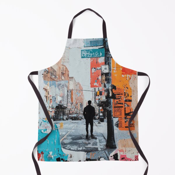 Item preview, Urban Wanderer Street Art Mixed Media Collage designed and sold by DEKALQUE.