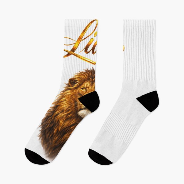 Item preview, Liam Leo Zodiac Name Gold Lion Design designed and sold by AlexLineArt.
