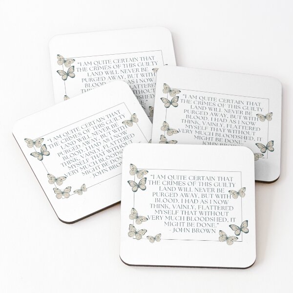 Item preview, John Brown Quote  designed and sold by Leftslope.