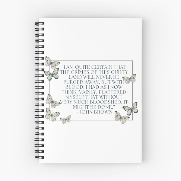 Item preview, John Brown Quote  designed and sold by Leftslope.