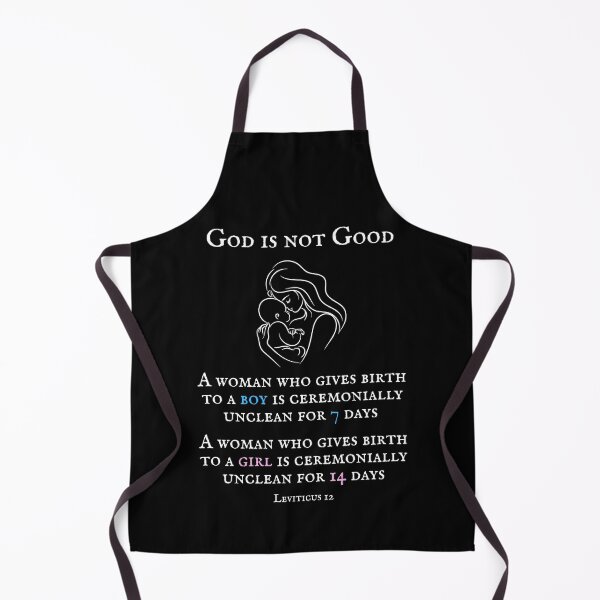 Item preview, God is not Good - Gender Inequality in the Bible designed and sold by EvergreenRevolt.