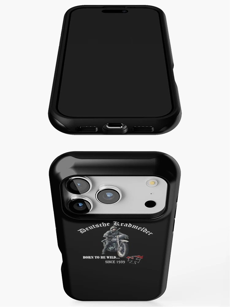Thumbnail 3 of 4, iPhone Case, DISPATCH RIDER / GERMAN DISPATCH RIDER / KRADMELDER designed and sold by MK-GRAPHICS2020.