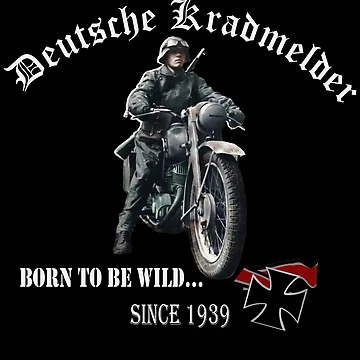 Artwork thumbnail, DISPATCH RIDER / GERMAN DISPATCH RIDER / KRADMELDER by MK-GRAPHICS2020