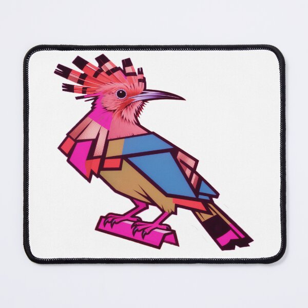 Item preview, Rainbow Dream Hoopoe – Adorable Mythical Companion Sticker designed and sold by ARTCREATESHOP.