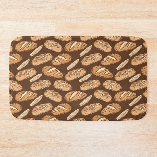 Item preview, Sourdough Bread Seamless Pattern designed and sold by palaco210.