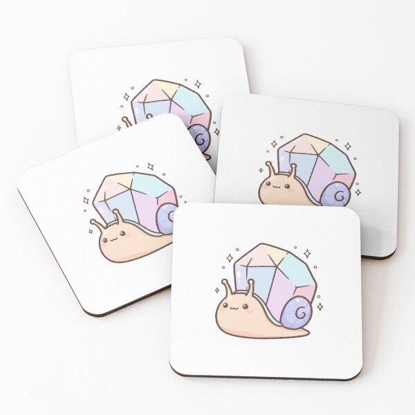 Item preview, Kawaii Snail with Crystal Shell, Soft Fantasy Shell designed and sold by Serge-Design.
