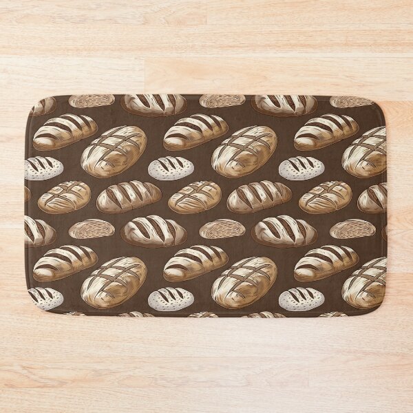 Item preview, Sourdough Bread Seamless Pattern designed and sold by palaco210.