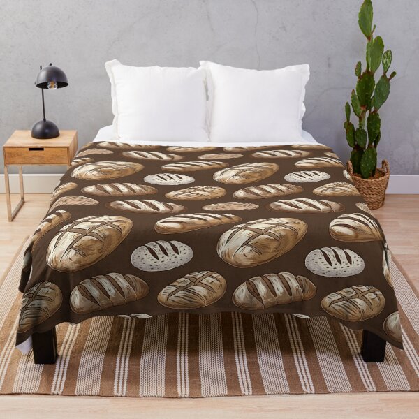 Item preview, Sourdough Bread Seamless Pattern designed and sold by palaco210.