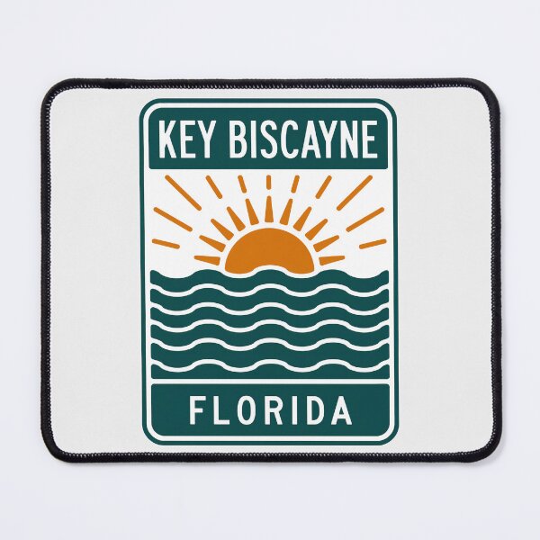 Item preview, Key Biscayne Florida - Beach Sign designed and sold by TheOldMittenIllustrated.