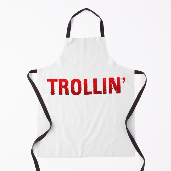 Item preview, Trollin, Red Gradient Gritty Typography designed and sold by Memes N Lore .