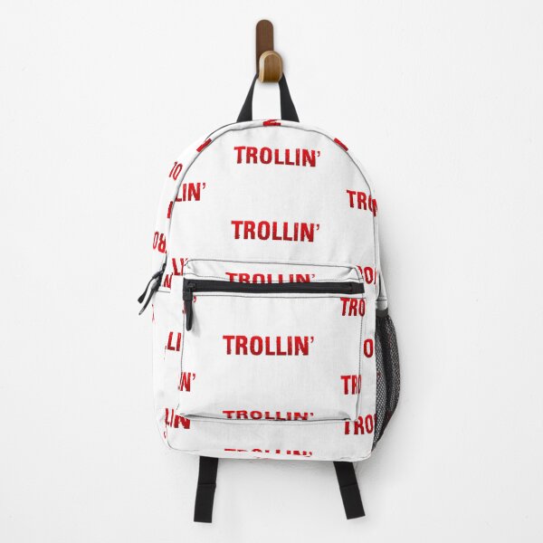 Item preview, Trollin, Red Gradient Gritty Typography designed and sold by Memes N Lore .
