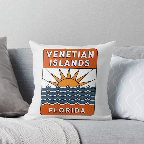 Item preview, Venetian Islands Florida - Beach Sign designed and sold by TheOldMittenIllustrated.