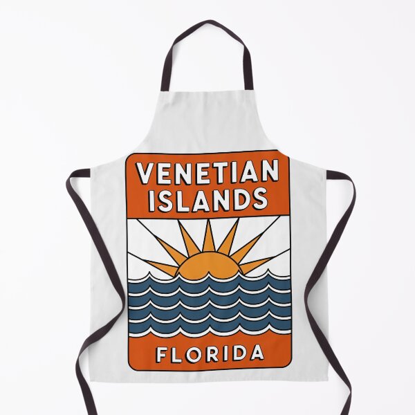 Item preview, Venetian Islands Florida - Beach Sign designed and sold by TheOldMittenIllustrated.