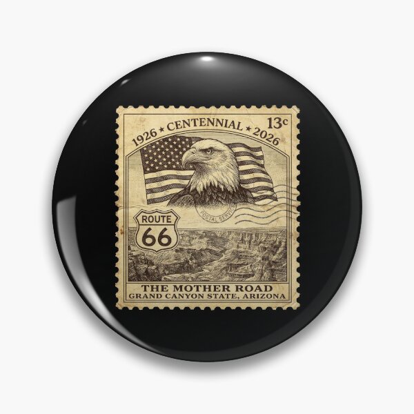 Item preview, Route 66 Centennial Stamp - Grand Canyon State Arizona Vintage designed and sold by G350.