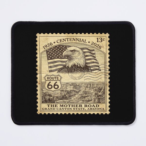 Item preview, Route 66 Centennial Stamp - Grand Canyon State Arizona Vintage designed and sold by G350.