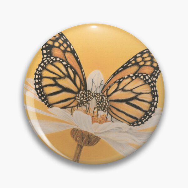 Item preview, Autumn Wings - Monarch Butterfly Realistic Sepia Drawing designed and sold by JanidAlfaro.