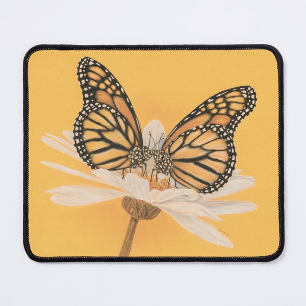 Item preview, Autumn Wings - Monarch Butterfly Realistic Sepia Drawing designed and sold by JanidAlfaro.