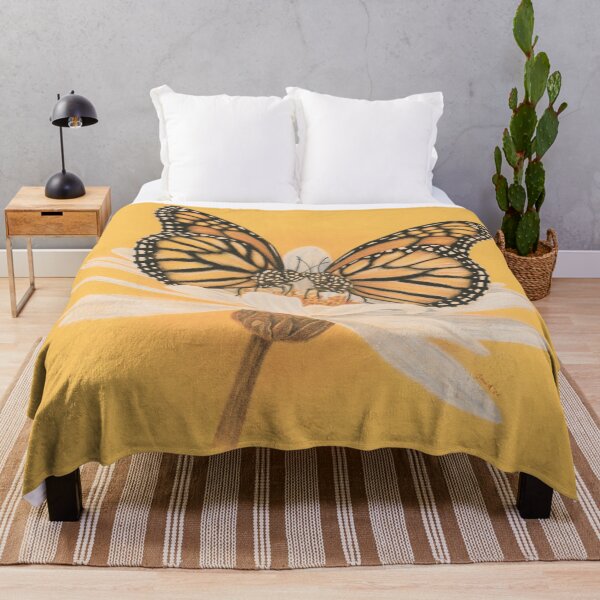 Item preview, Autumn Wings - Monarch Butterfly Realistic Sepia Drawing designed and sold by JanidAlfaro.