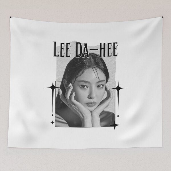 Item preview, Lee Da-hee (이다희) Korean actress South Korean celebrity K-drama star Korean film Scrapbook Collage Cozy Y2K Vintage Design designed and sold by HELL0WBELLO.