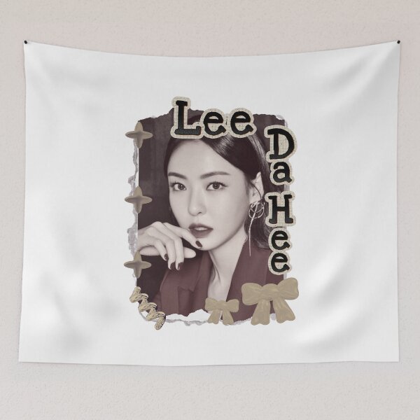 Item preview, Lee Da-hee (이다희) Korean actress South Korean celebrity K-drama star Korean film Scrapbook Collage Cozy Y2K Vintage Design designed and sold by HELL0WBELLO.