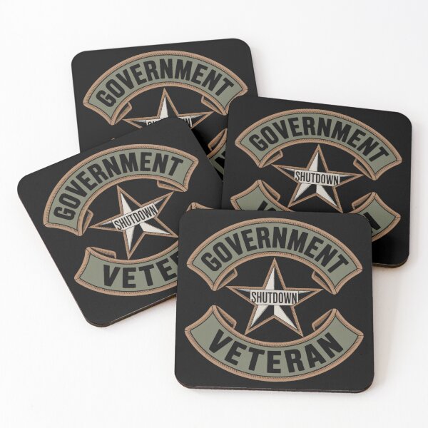 Item preview, Government Shutdown Veteran - Military Rocker Patch Badge designed and sold by DarylWelsh2024.