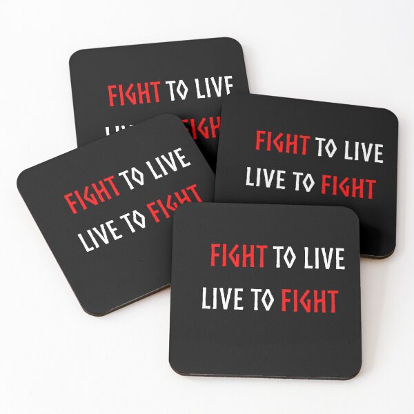 Item preview, Fight To Live , And Live To Fight  designed and sold by Athelwolf.