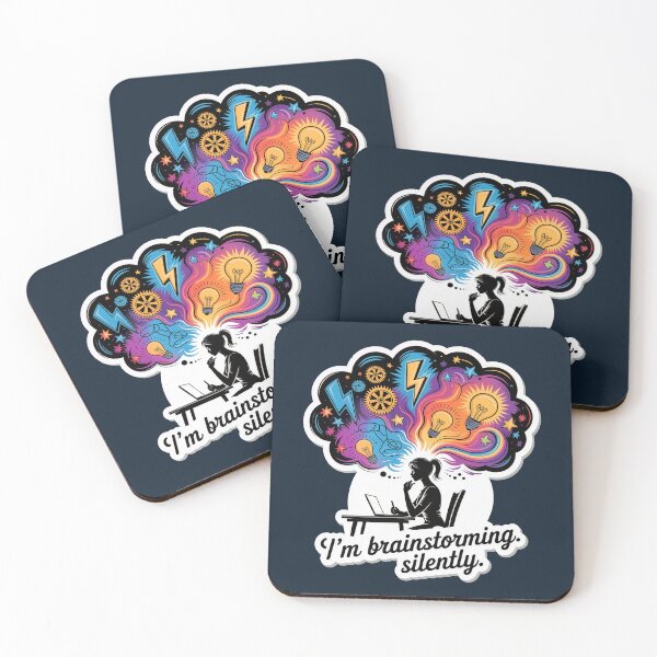 Item preview, I’m Brainstorming. Silently. – Creative Thinking Mind Explosion designed and sold by WatchesAndMore.