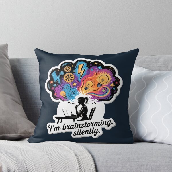 Item preview, I’m Brainstorming. Silently. – Creative Thinking Mind Explosion designed and sold by WatchesAndMore.