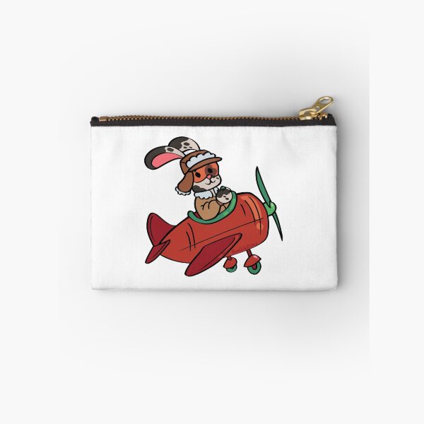 Item preview, Carrot Pilot - Funny Spotted Rabbit designed and sold by BumbleBites.