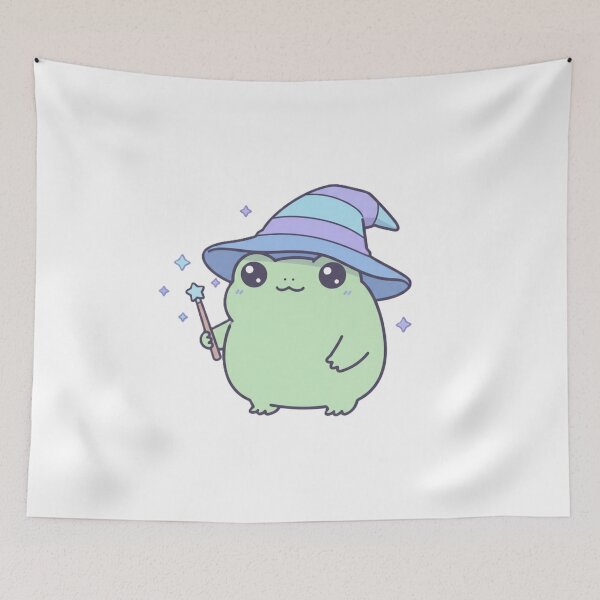 Item preview, Kawaii Wizard Frog Hat & Magic Wand designed and sold by Serge-Design.
