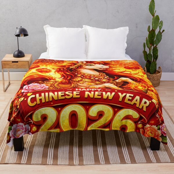 Item preview, Happy Chinese New Year 2026 The Majestic Year of the Horses  year of the fire horse designed and sold by zuzzelek44.