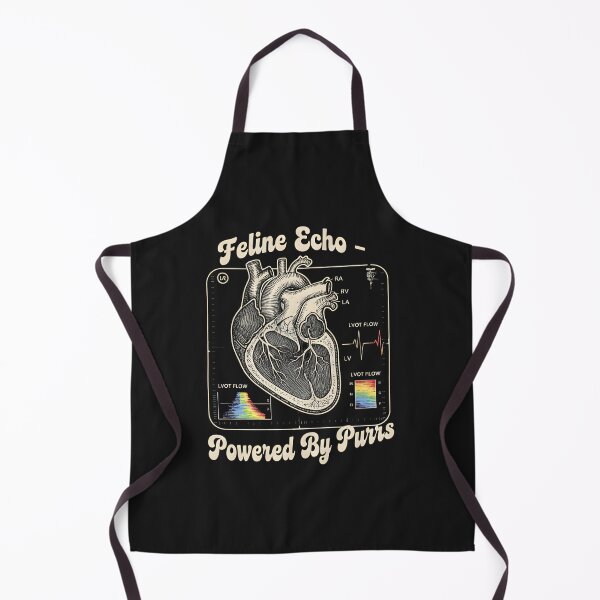 Item preview, The Physics of Purring | Feline Echocardiogram Science Art designed and sold by Pukisdaizi.