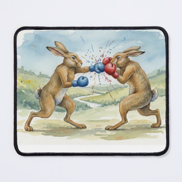 Item preview, 2 Hares Boxing designed and sold by reblx.