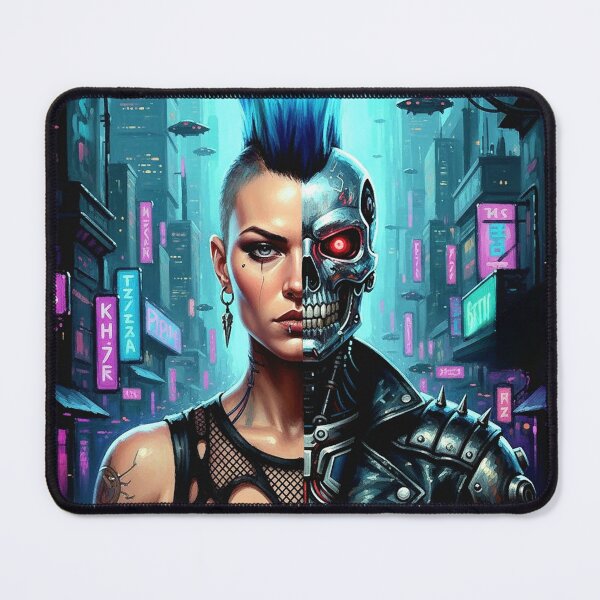 Item preview, Bionic Duality: Anatomical Cyberpunk Pinup Art designed and sold by Art's Diner.