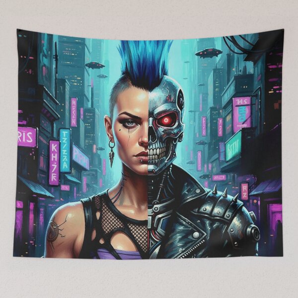 Item preview, Bionic Duality: Anatomical Cyberpunk Pinup Art designed and sold by Art's Diner.