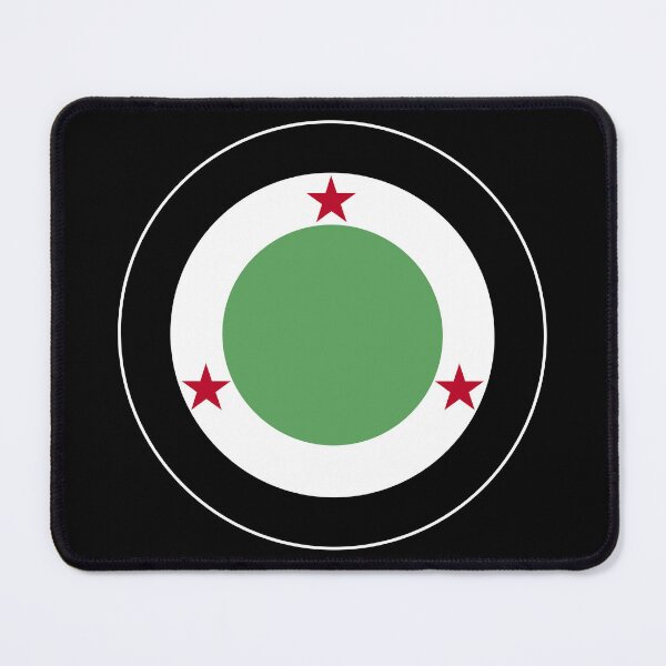 Item preview, Free Syria Flag Roundel Independence 3 Stars Badge designed and sold by hussain-dz.