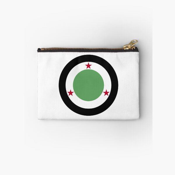 Item preview, Free Syria Flag Roundel Independence 3 Stars Badge designed and sold by hussain-dz.