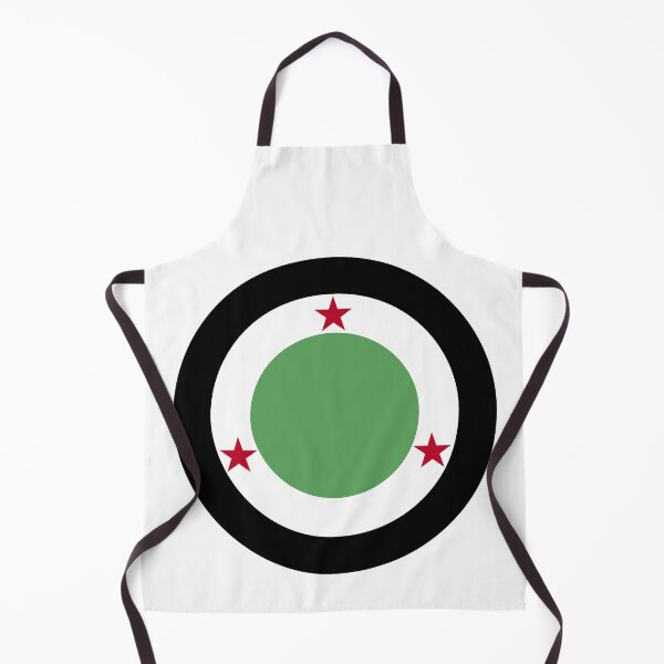 Item preview, Free Syria Flag Roundel Independence 3 Stars Badge designed and sold by hussain-dz.