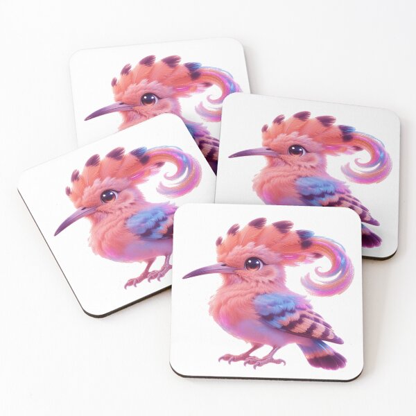 Item preview, Prism Hoopoe – Minimalist Chromatic Elegance Sticker designed and sold by ARTCREATESHOP.