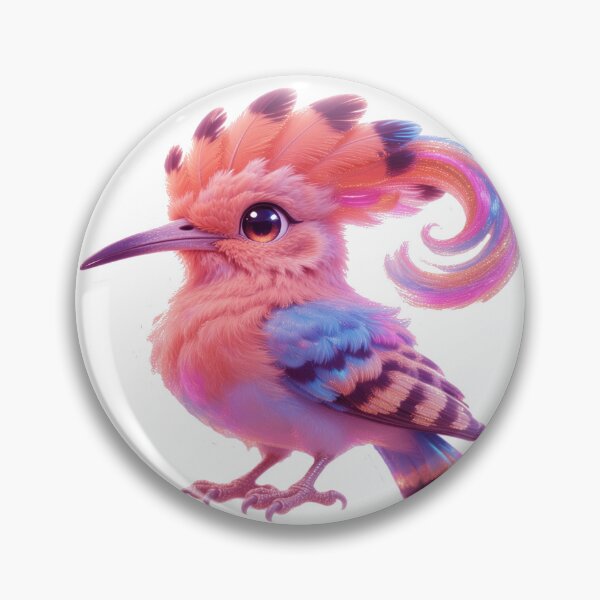 Item preview, Prism Hoopoe – Minimalist Chromatic Elegance Sticker designed and sold by ARTCREATESHOP.