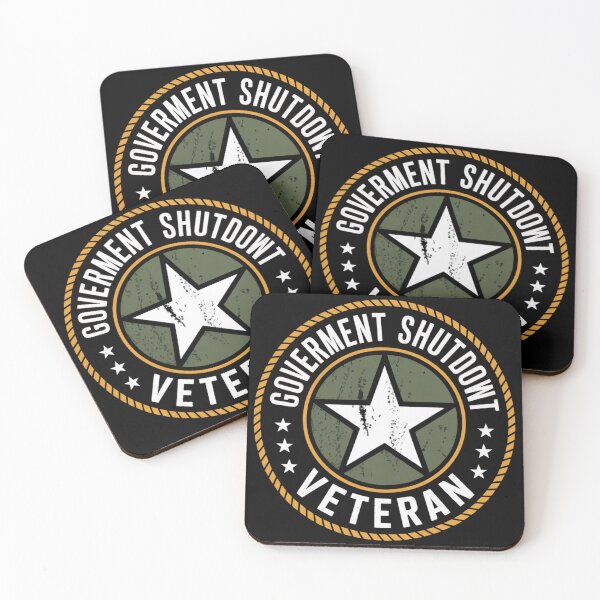 Item preview, Government Shutdown Veteran - Military Star Rope Badge designed and sold by DarylWelsh2024.