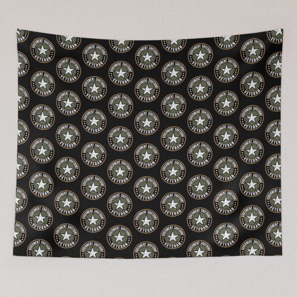 Item preview, Government Shutdown Veteran - Military Star Rope Badge designed and sold by DarylWelsh2024.